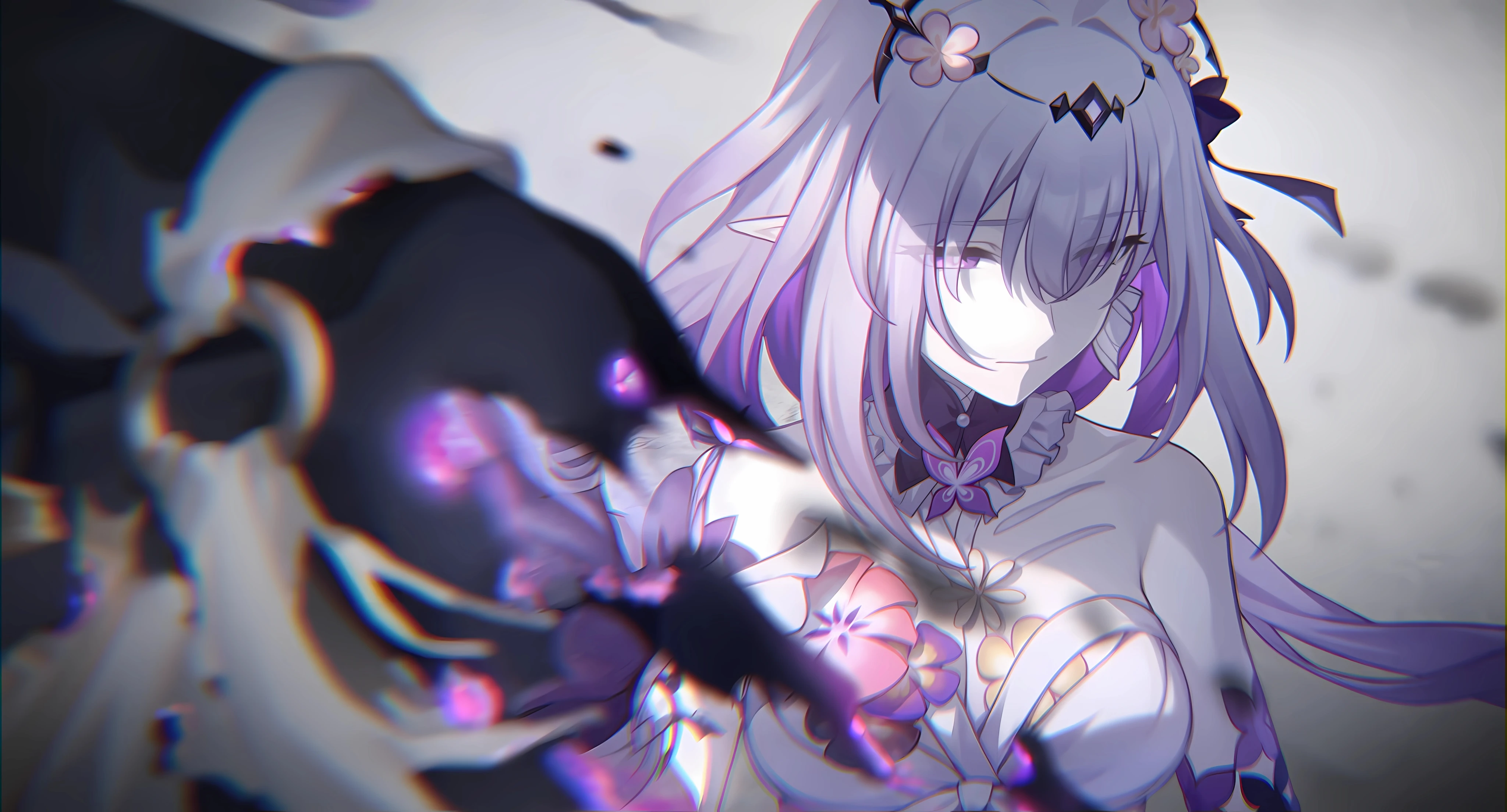 走过安眠地的花丛